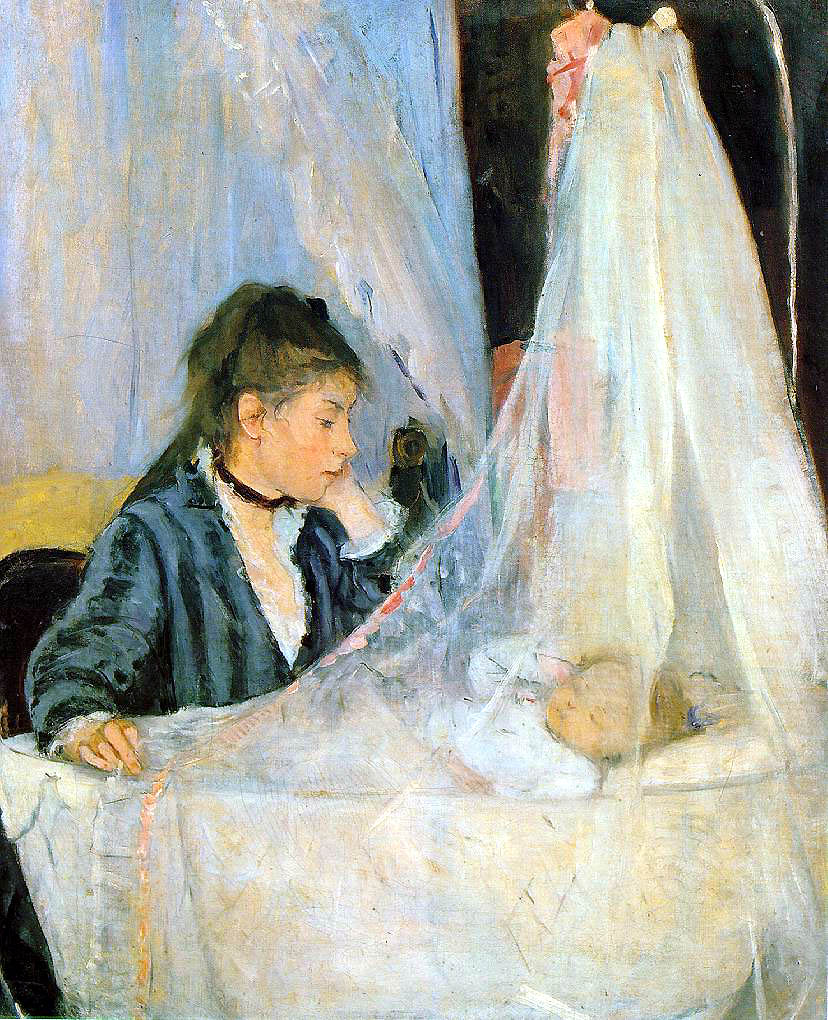 The Cradle (1872) - Berthe Morisot - Berthe Morisot, Public domain, via Wikimedia Commons